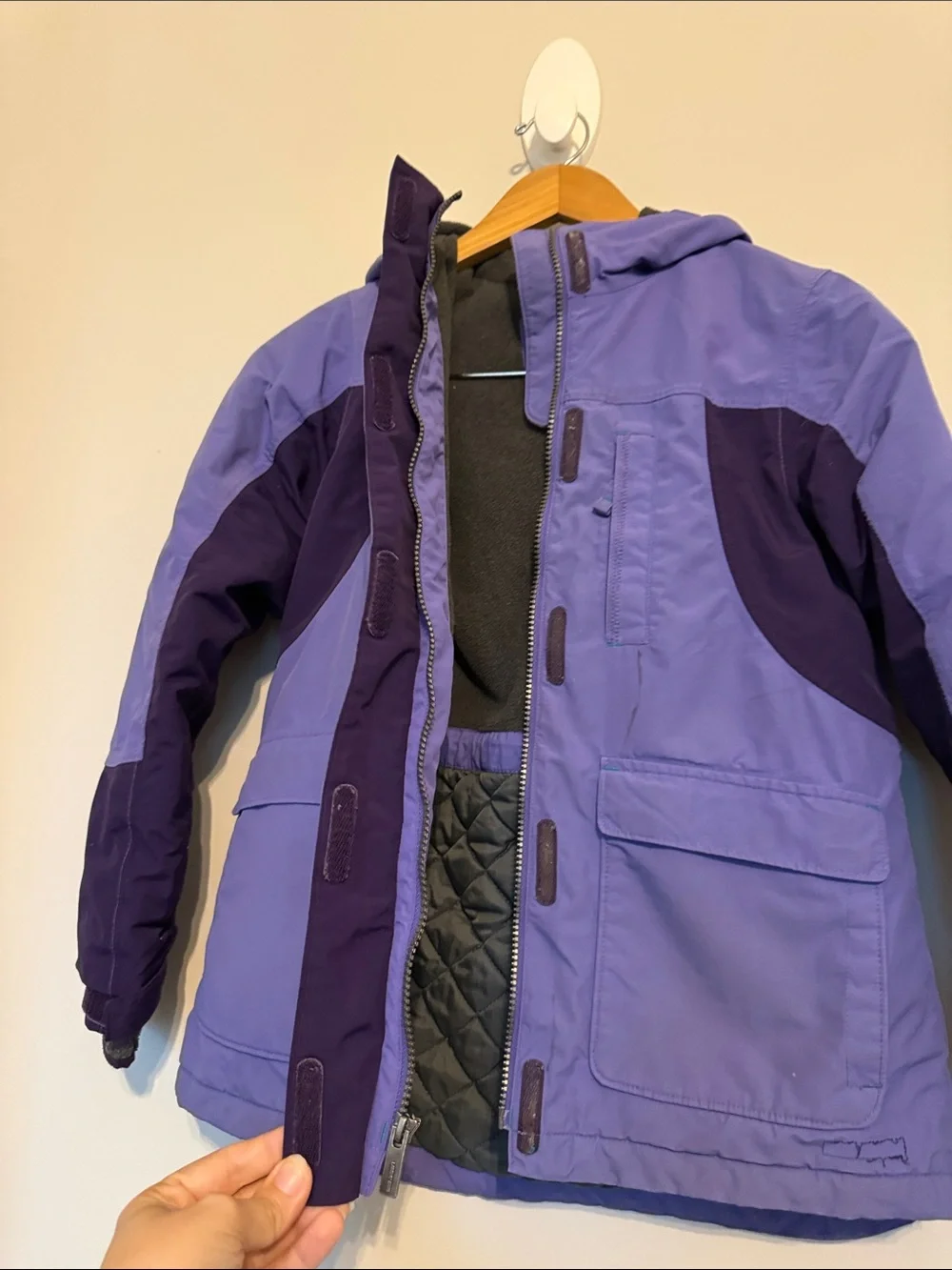 Lands End Winter Jacket Sz M (10-12)